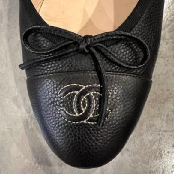 Chanel navy, size 41, ballet flats, pristine condition - Picture 2 of 5